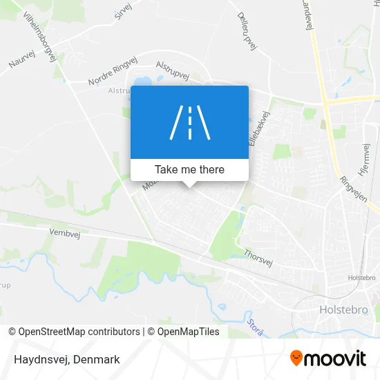 Haydnsvej map
