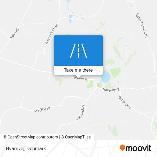 Hvamvej map