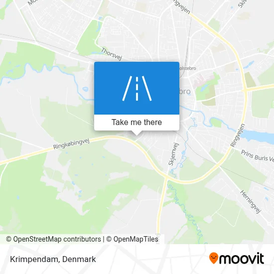 Krimpendam map