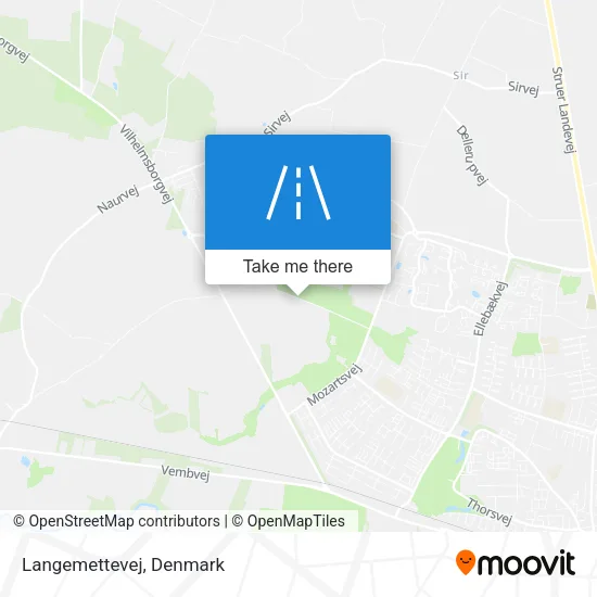Langemettevej map