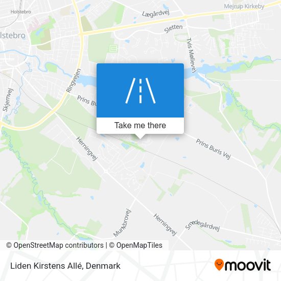 Liden Kirstens Allé map