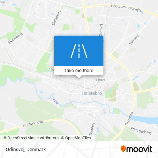 Odinsvej map