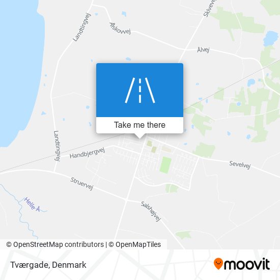 Tværgade map