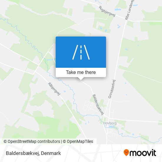 Baldersbækvej map
