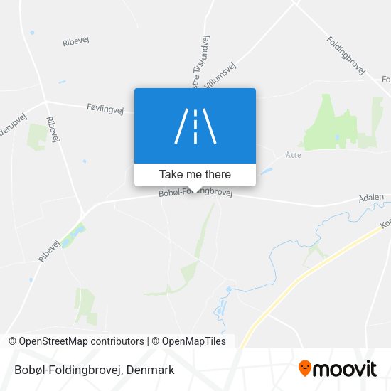 Bobøl-Foldingbrovej map