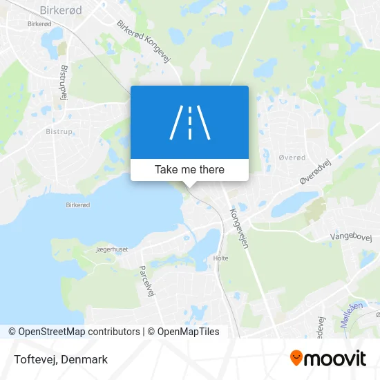 Toftevej map