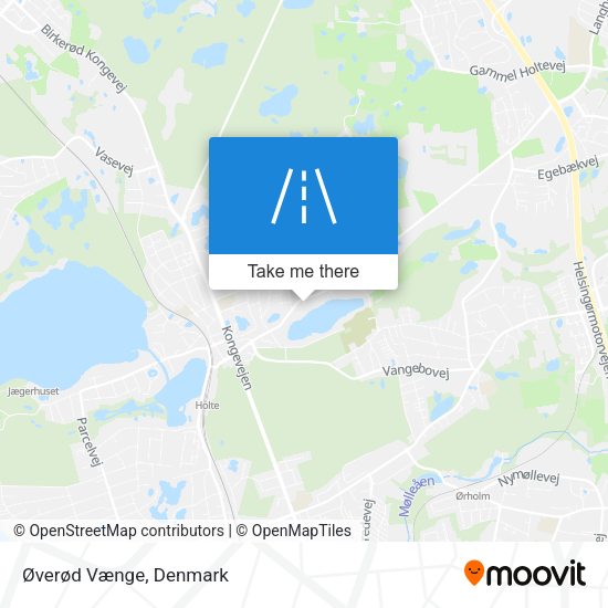 Øverød Vænge map