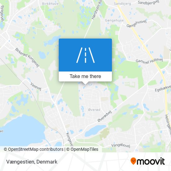 Vængestien map