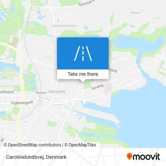 Carolinelundsvej map