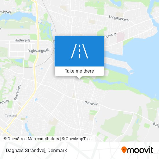 Dagnæs Strandvej map