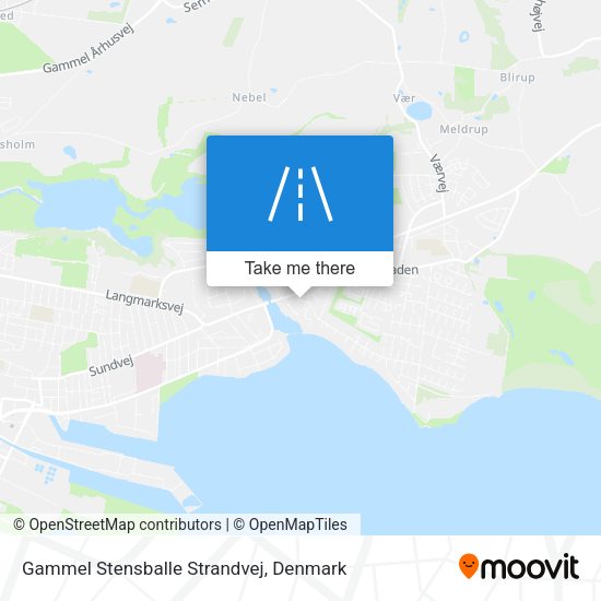 Gammel Stensballe Strandvej map