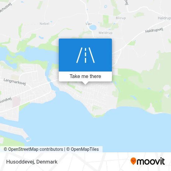 Husoddevej map