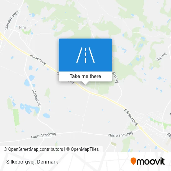Silkeborgvej map
