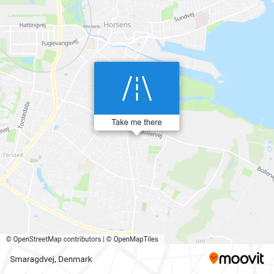 Smaragdvej map