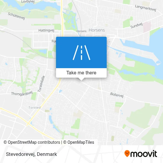 Stevedorevej map
