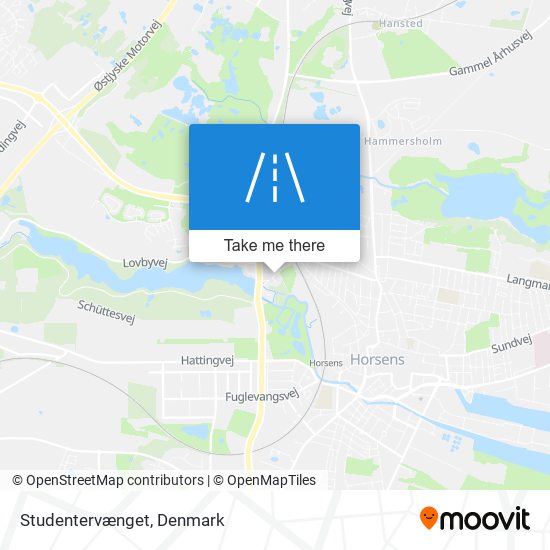 Studentervænget map