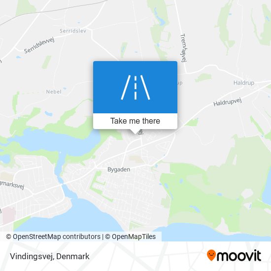 Vindingsvej map