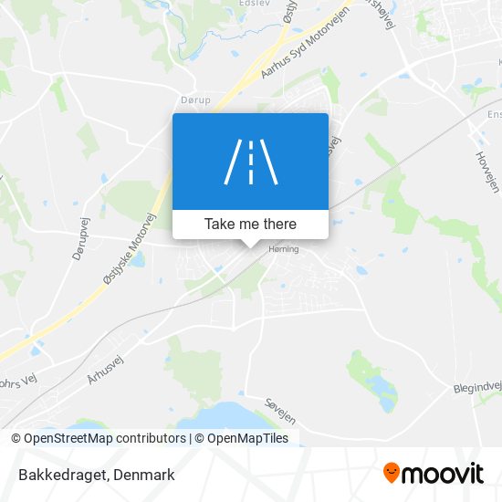 Bakkedraget map