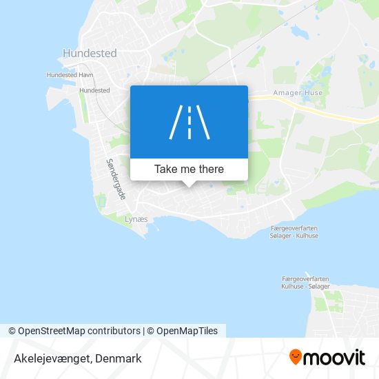 Akelejevænget map