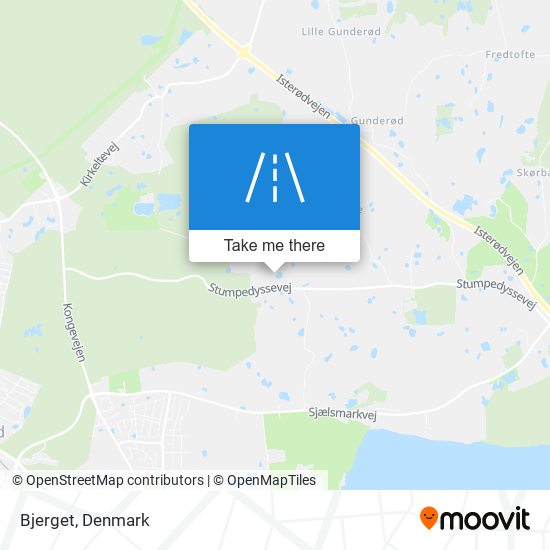 Bjerget map