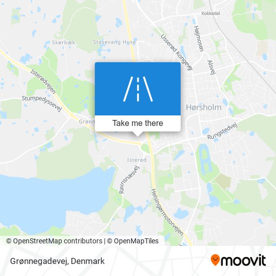 Grønnegadevej map