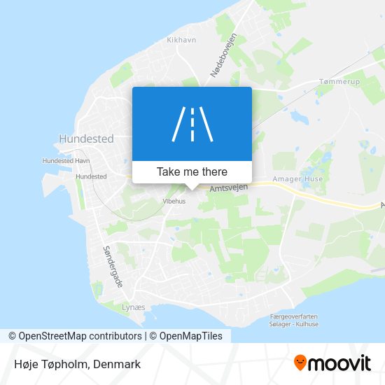 Høje Tøpholm map