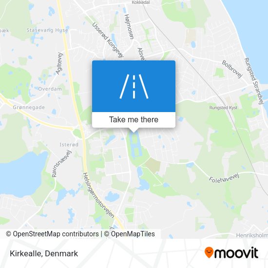 Kirkealle map