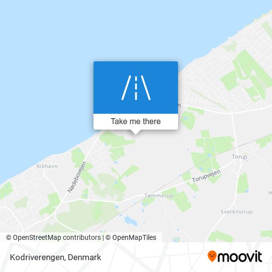 Kodriverengen map