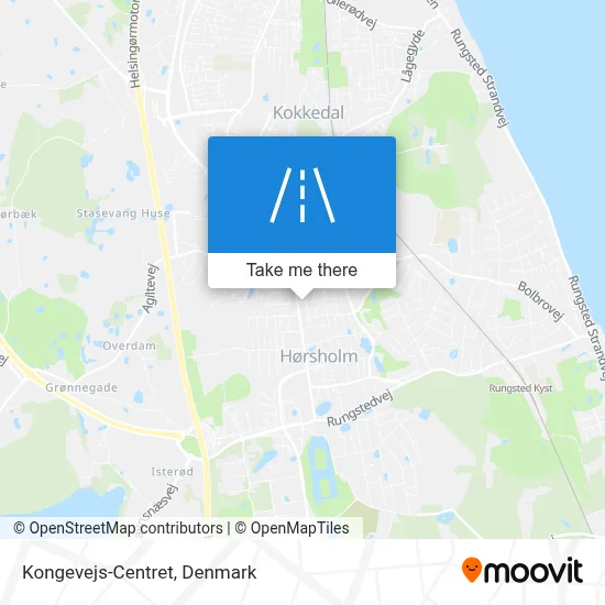 Kongevejs-Centret map