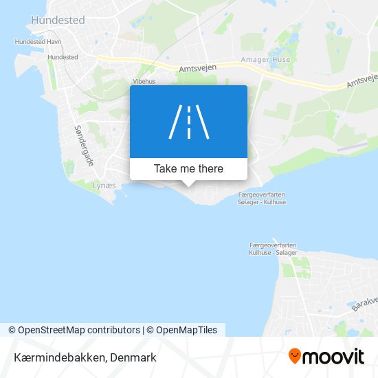 Kærmindebakken map