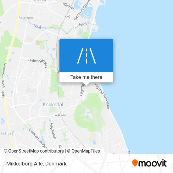 Mikkelborg Alle map