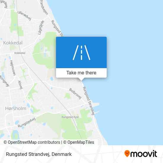 Rungsted Strandvej map