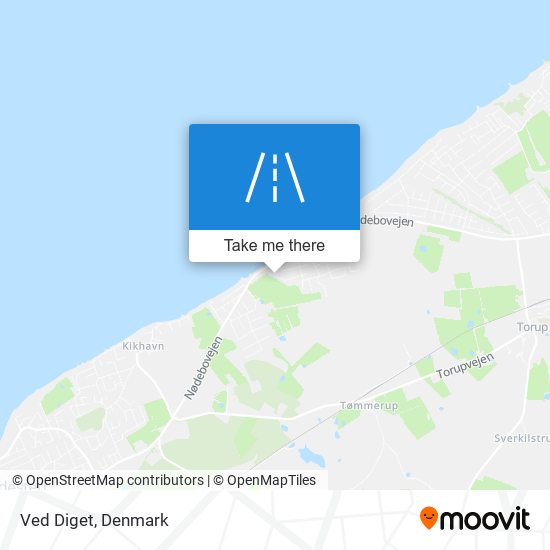 Ved Diget map