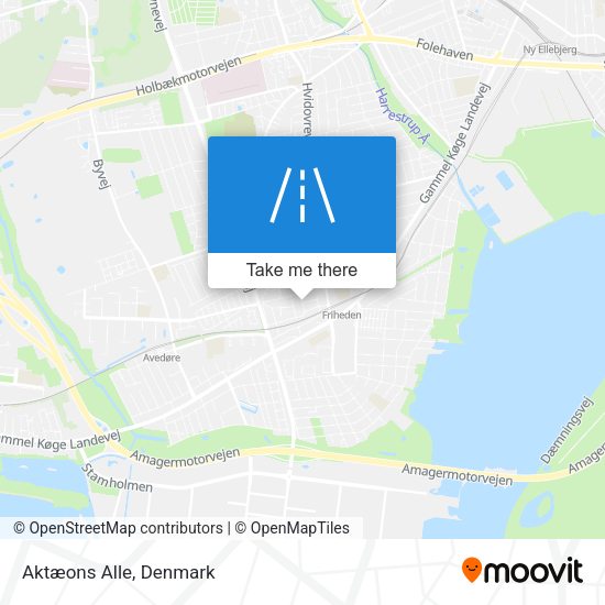 Aktæons Alle map