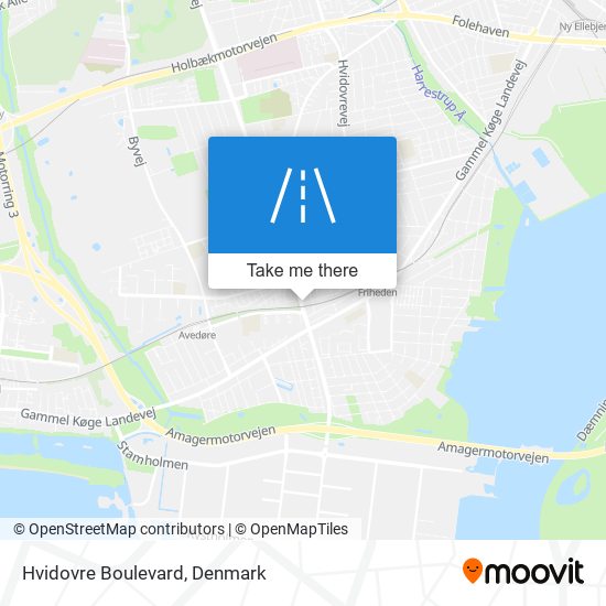 Hvidovre Boulevard map