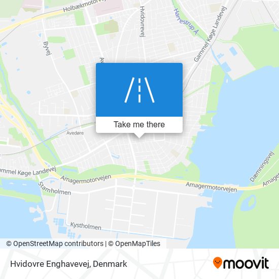 Hvidovre Enghavevej map