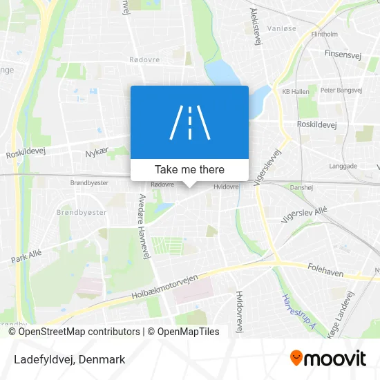 Ladefyldvej map
