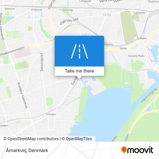 Åmarkvej map