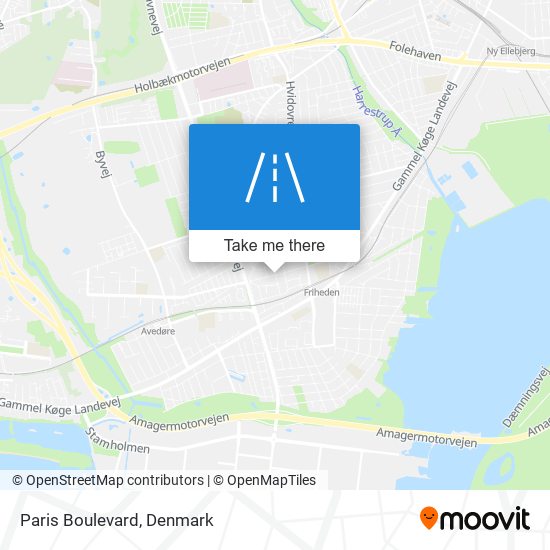 Paris Boulevard map
