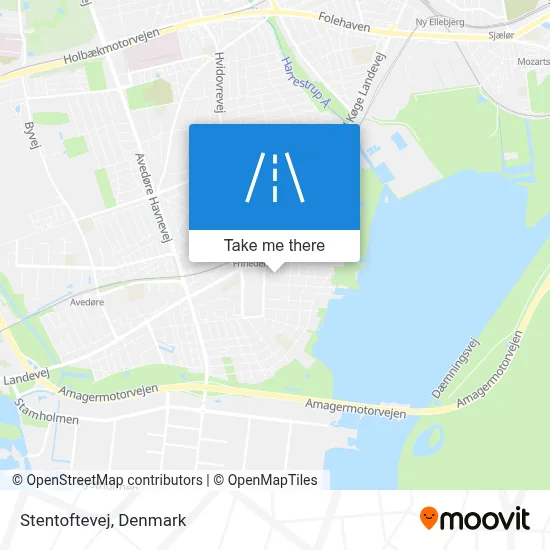 Stentoftevej map