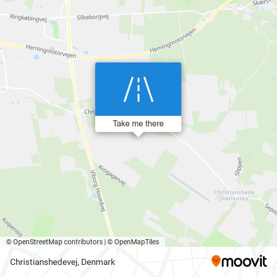 Christianshedevej map