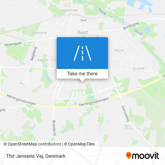 Thit Jensens Vej map