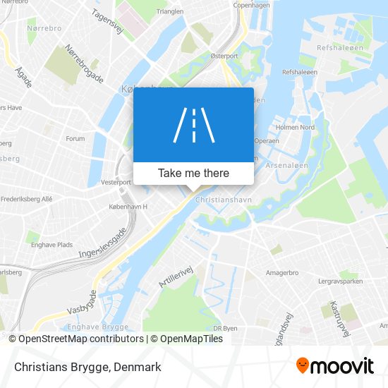 Christians Brygge map