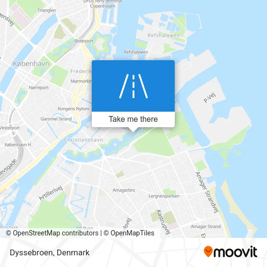 Dyssebroen map