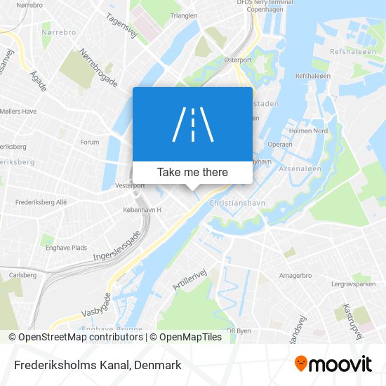 Frederiksholms Kanal map