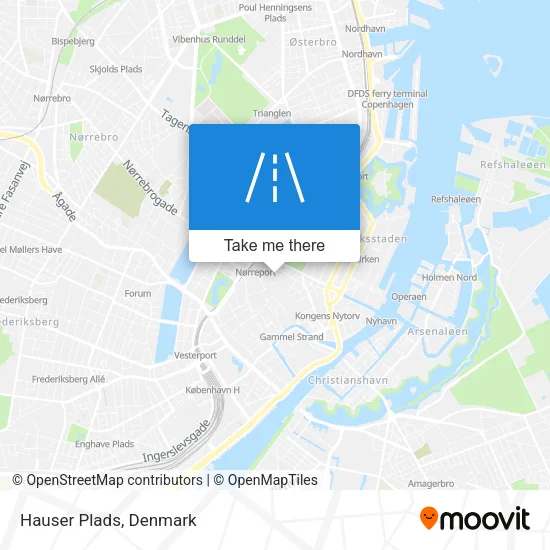 Hauser Plads map