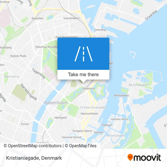 Kristianiagade map