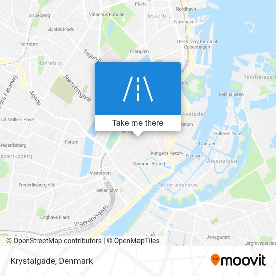 Krystalgade map