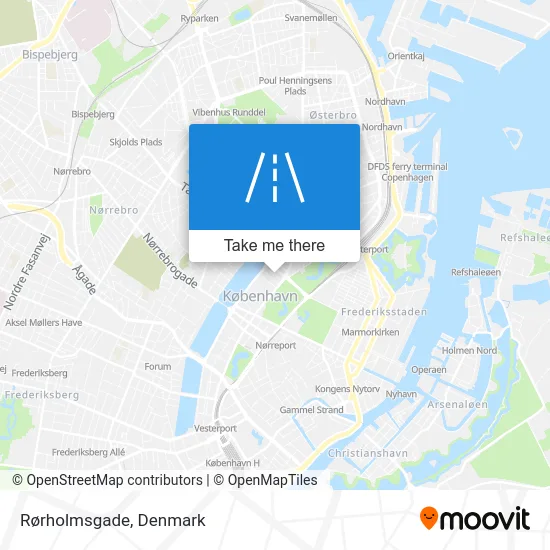 Rørholmsgade map