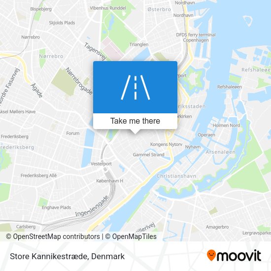 Store Kannikestræde map